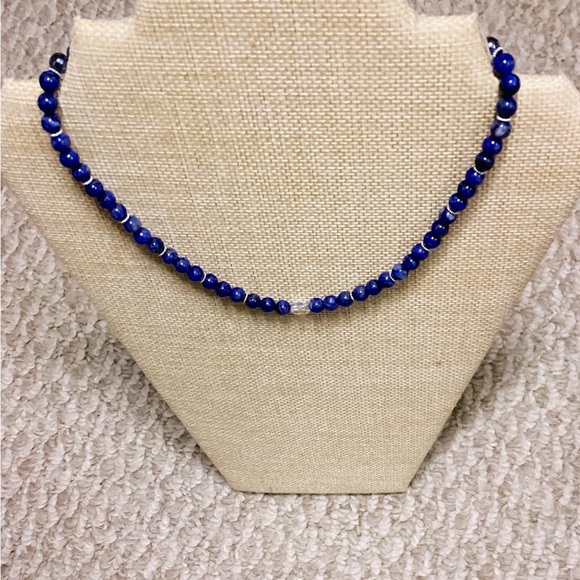 Charoite Stone Beads Necklace/ Choker - Picture 2 of 6